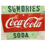 VIEW 5 CLOSEUP PORC. COCA COLA SIGN