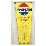 12X39 PORC. PEPSI COLA THERMOMETER