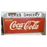 MASONITE COKE SIGN DATED 1947