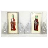 GROUP PICTURE COKE VERTICAL BOTTLE SIGNS