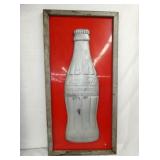 24X48 VERTICAL EMB. COKE BOTTLE SIGN