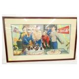 COKE PARTY CARDBOARD AD