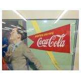 VIEW 4 35X19 FRAMED COKE CARDBOARD