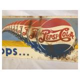 VIEW 2 28X10 PEPSI COLA SIGN