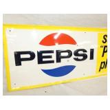 VIEW 2 CLOSEUP PEPSI EMB. SIGN