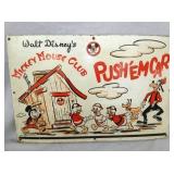 WALT DISNEY MICKEY MOUSE CLUB SIGN