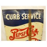 VIEW 3 CLOSEUP PEPSI CURB SIGN