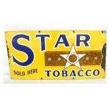 PORC. STAR TOBACCO SIGN