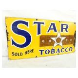 VIEW 3 PORC. STAR TOBACCO SIGN