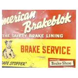 VIEW 3 BRAKE SERVICE SIGN