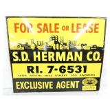 EMB. SD HERMAN CO. SIGN