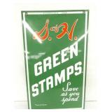 PORC. DS S&H GREEN STAMPS SIGN