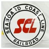 24IN SEABOARD COAST LINE RR SIGN