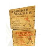 JOHNNIE WALKER WOODEN ADV. BOXES