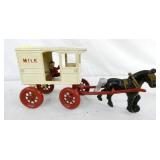 CAST MILK WAGON TOY