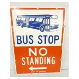 DS BUS STOP SIGN