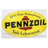 PANNZOIL LUBRICATION SIGN DS