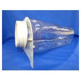 GLASS CANDY COUNTER JAR