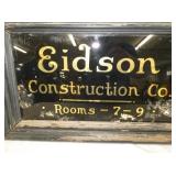 VIEW 2 CLOSEUP EIDSON CONSTRCTION SIGN