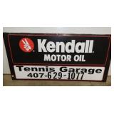 EMB. KENDALL MOTOR OIL SIGN