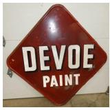 DEVOE PAINT SIGN