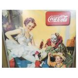 VIEW 7 COKE CARDBOARD W/ CLOWN