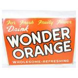 WONDER ORANGE EMB. SIGN