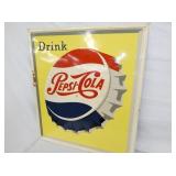 VIEW 3 PEPSI SELF FRAMED SIGN
