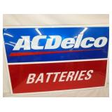 EMB. AC DELCO BATTERIES SIGN