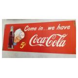 VIEW 5 27X12 COCA COLA SIGN