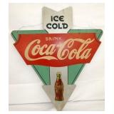 KAY MASONITE COKE ARROW SIGN