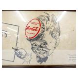 VIEW 3 CLOSEUP FRAMED COKE CB