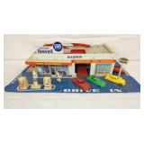 SEARS TIN ALLSTATE TOY STATION