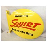 VIEW 4 SQUIRT FLANGE SIGN 18X13