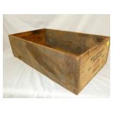 WOODEN DUPONT EXPLOSIVES BOX