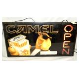 CAMEL OPEN STORE SIGN