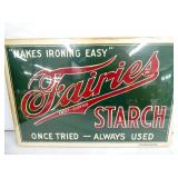 FAIRIES STARCH CARDBOARD SIGN