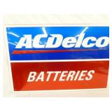 EMB. AC DELCO BATTERIES SIGN