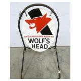 WOLFS HEAD SIDEWALK SIGN