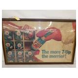 1965 7UP CARDBOARD
