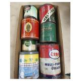 VARIOUS TOBACCO/ OIL CANS