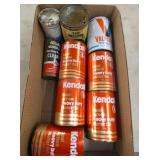 KENDALL, HAVOLINE OIL CANS