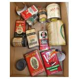 VARIOUS ADVERTISING CANS