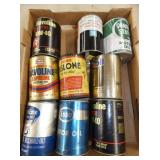 VARIOUS ADVERTISING CANS