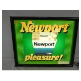 LIGHTUP NEWPORT CIG. SIGN