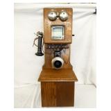 CHICAGO OAK WALL PHONE