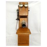 OAK WALL TELEPHONE