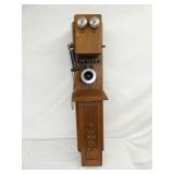 OAK WALL TELEPHONE 9X42