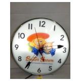 BUSTER BROWN 15IN PAM CLOCK