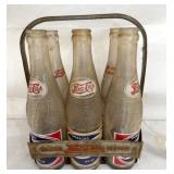 EMB. PEPSI ALUM. CARRIER W/ BOTTLES
